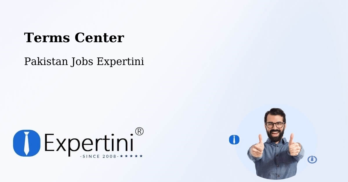 Terms of Service – Uthal - Pakistan Jobs Expertini
